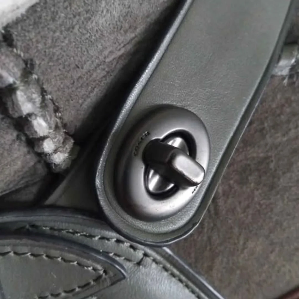Coach Moto Genuine Shearling Boots size  8B - Picture 7 of 10